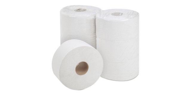 TP AFH Jumbo 19 cm., 2 vr., Recykl 65% bílý, bal.6 rolí                                                                                                                                                                                                   